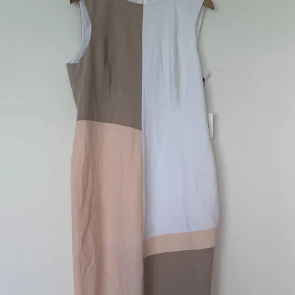 Calvin Klein | Dresses | Calvin Klein Color Block Work Dress | Poshmark